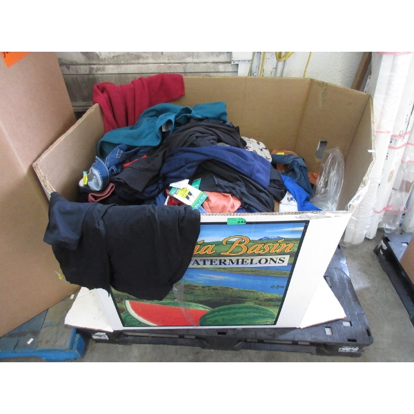 Skid of Overstock & Customer Return Clothing - As Is