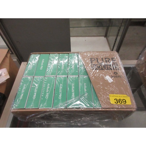 Case of 18 New Pure Sound AirBuds PRO - Green
