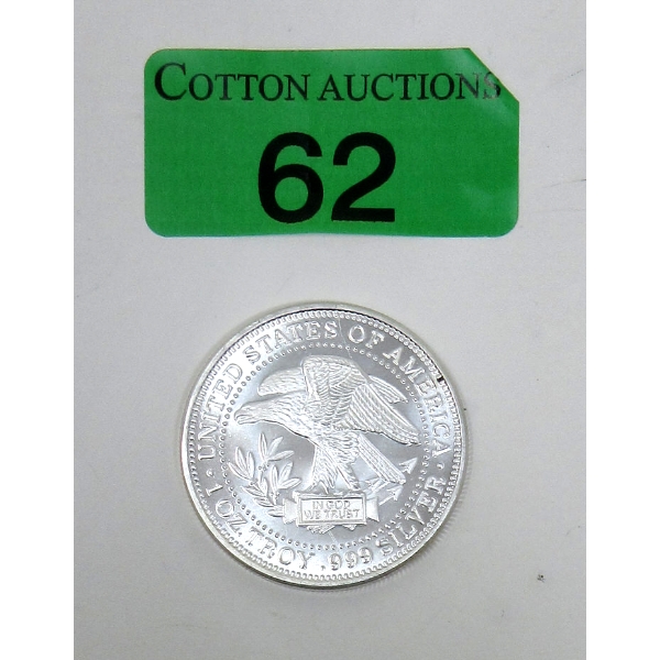 1 Oz .999 Silver USA Eagle Trade Unit Round 