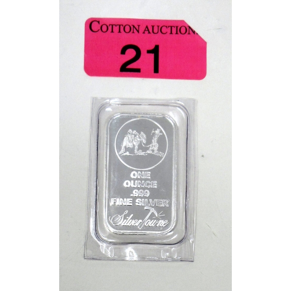 1 Oz .999 Silver SilverTowne Miner/Mule Bar 