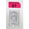 Image 1 : 1 Oz .999 Silver SilverTowne Miner/Mule Bar 