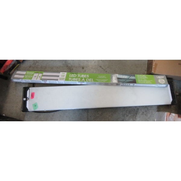 4' LED Shop Light & Box of 4' LED Replacement Tubes