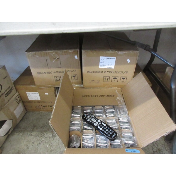 6 Cases of 50 New Universal Remote Controls
