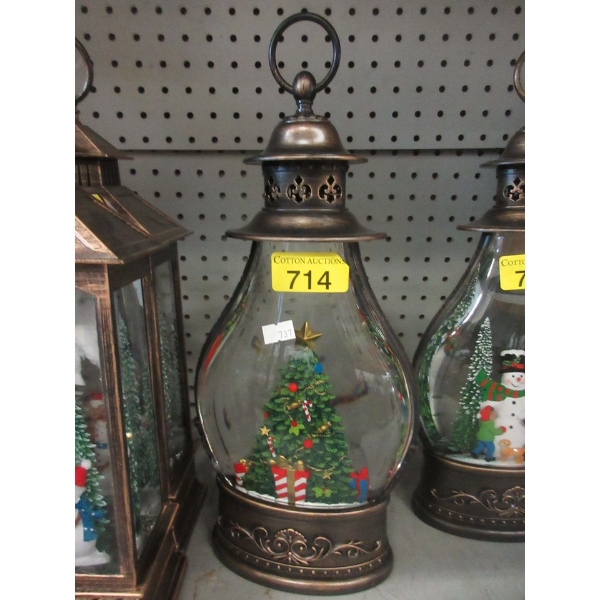 LED Illuminated Holiday Lantern - Battery Operated