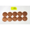 Image 1 : 10 x 1 Oz .999 Fine Copper Grizzly Bear Art Rounds
