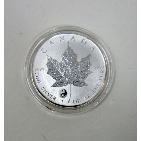 1 Oz .9999 Silver Canada Maple Leaf Coin 