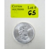 Image 1 : 1 Oz .9999 Silver 2016 Maple Leaf Coin 