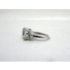 Image 2 : Green Amethyst & Diamond Solitaire Ring 