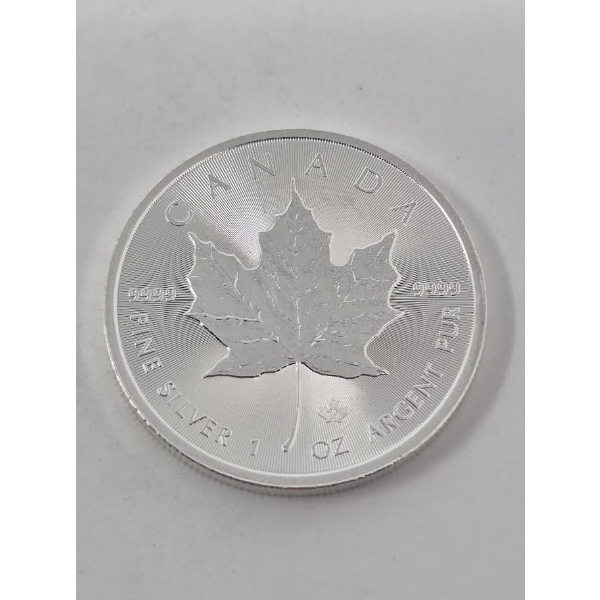 1 Oz .9999 Silver 2025 Canada Maple Leaf Coin