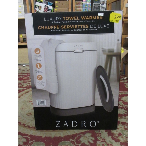 Zadro Luxury Towel Warmer in Box