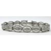 Image 1 : Diamond Studded Scallop Design Tennis Bracelet 