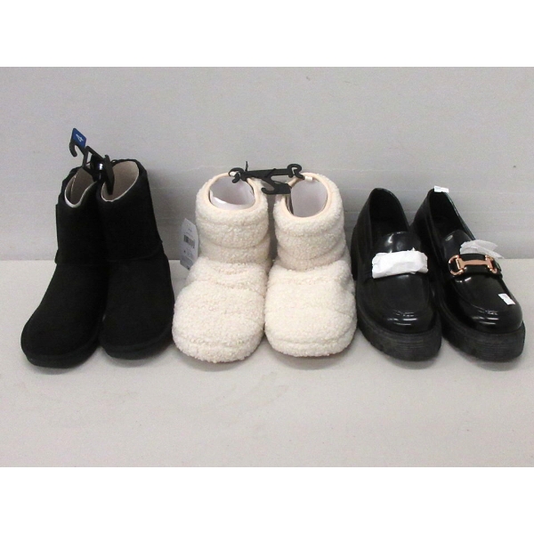 3 New Assorted Pairs of Women's Footwear