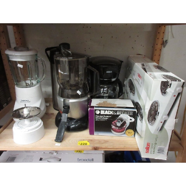 6 Assorted Small Kitchen Appliances - Preowned