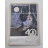 Image 1 : 1 Oz .999 Silver 40th Anniversary Star Wars Coin 
