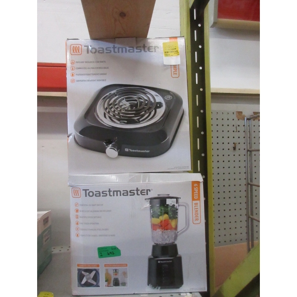Toastmaster 6-Speed Blender & Electric Burner