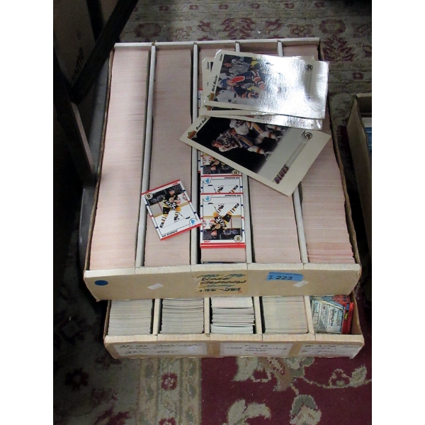 2 Large Boxes of Hockey Cards - Approximately 6000