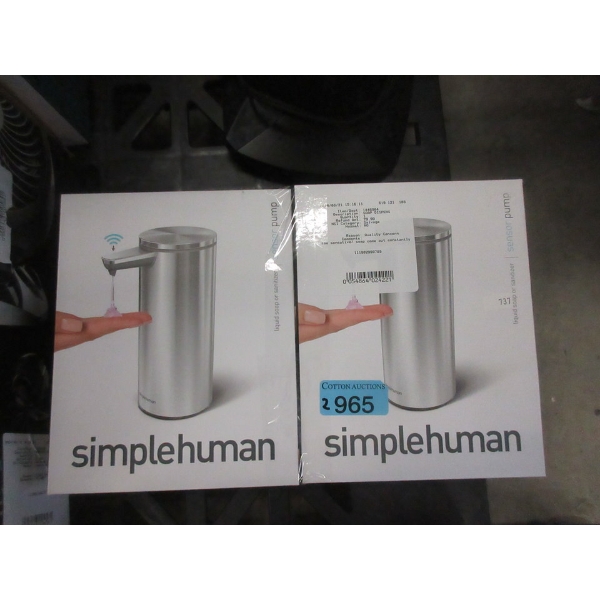 2 Simple Human Sensor Liquid Soap Dispensers