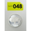 Image 1 : 1 Oz .999 Silver Indigenous/Buffalo Art Round 