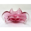 Image 1 : MCM Pink to Clear Chalet Art Glass Dish 