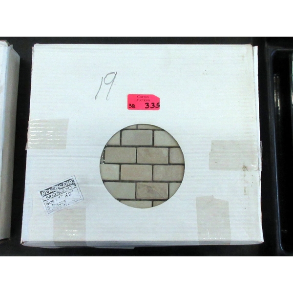 38 Boxes of New Beach Sand Mosaic Tile - 1" x 2"