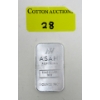 Image 1 : 1 Oz .999 Silver Asahi Refining Bar 