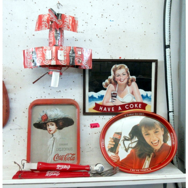 7 Piece Lot of Coca-Cola Memorabilia 
