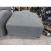 Image 1 : Large Grey Fabric Upholstered Ottoman