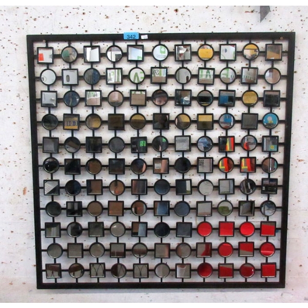 Mirrored Metal Wall Panel - 36" x 36" (91 cm x 91 cm)