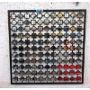Image 1 : Mirrored Metal Wall Panel - 36" x 36" (91 cm x 91 cm)
