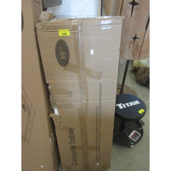 39" Grey Console Table - Customer Return 
