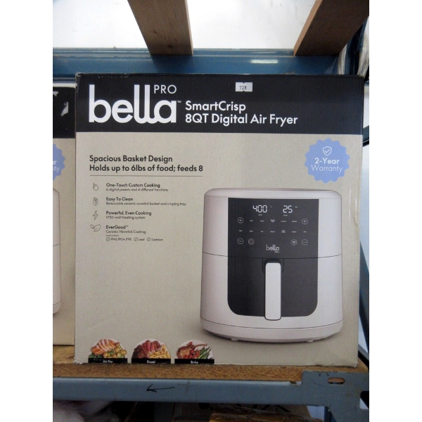 Bella Pro SmartCrisp 8 QT Digital Air Fryer