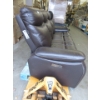 Image 2 : Brown Faux Leather Power Reclining Sofa