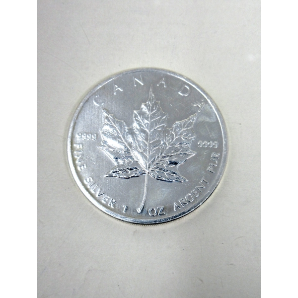 1 Oz .9999 Silver 2010 Canada Maple Leaf Coin 