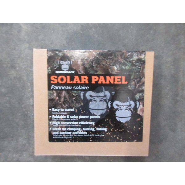 New Silverback Portable Camo Solar Panel - Boxed