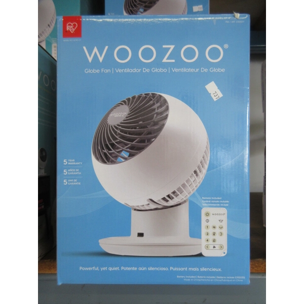 Woozoo Desk Top Globe Fan in Box