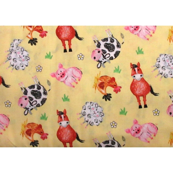 13.5 M of New 100% Cotton Fabric - 44" Wide	