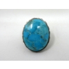 Image 4 : .925 Silver Bracelet, Earrings & Large Blue Stone Ring