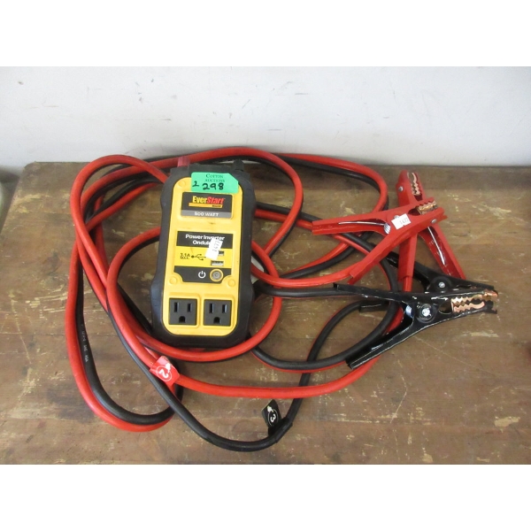 EverStart 500 W Power Inverter & Battery Cables