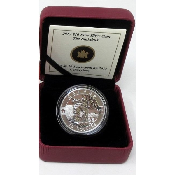 2013 .9999 Silver 1/2 Oz The Inukshuk Coin 