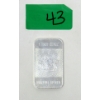 Image 1 : 1 Oz .999 Silver Indigenous/Buffalo Bar 