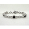 Image 1 : New Bracelet with Black Diamond Pavé Stations