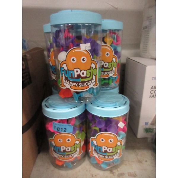 11 New Jars of Fun Paste Happy Sucker Toys