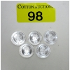 Image 1 : 5 x 1/10 Oz .9999 Silver 2022 Guinea Coins  
