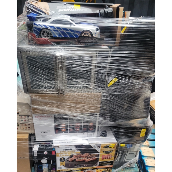 Wrapped Pallet Of Assorted Customer Return Goods