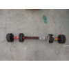 Image 1 : Weight Bar with Attached Weights - Like New