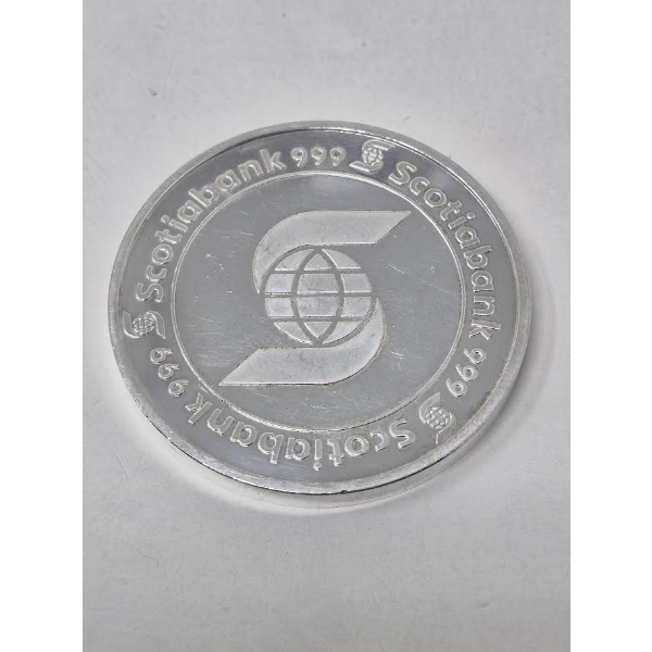 5 Oz .999 Silver Scotiabank Investor Round 