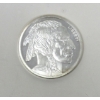 Image 1 : 1 Oz .999 Silver Indigenous/Buffalo Round 