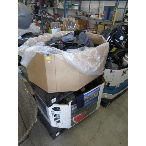 2 Skids of Overstock & Customer Return Clothing - As Is