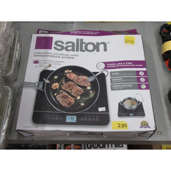 Salton Induction Burner with Temperature Probe