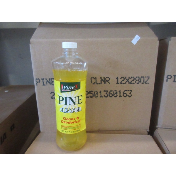 Case of 12 Bottles of Pine Household Cleaner